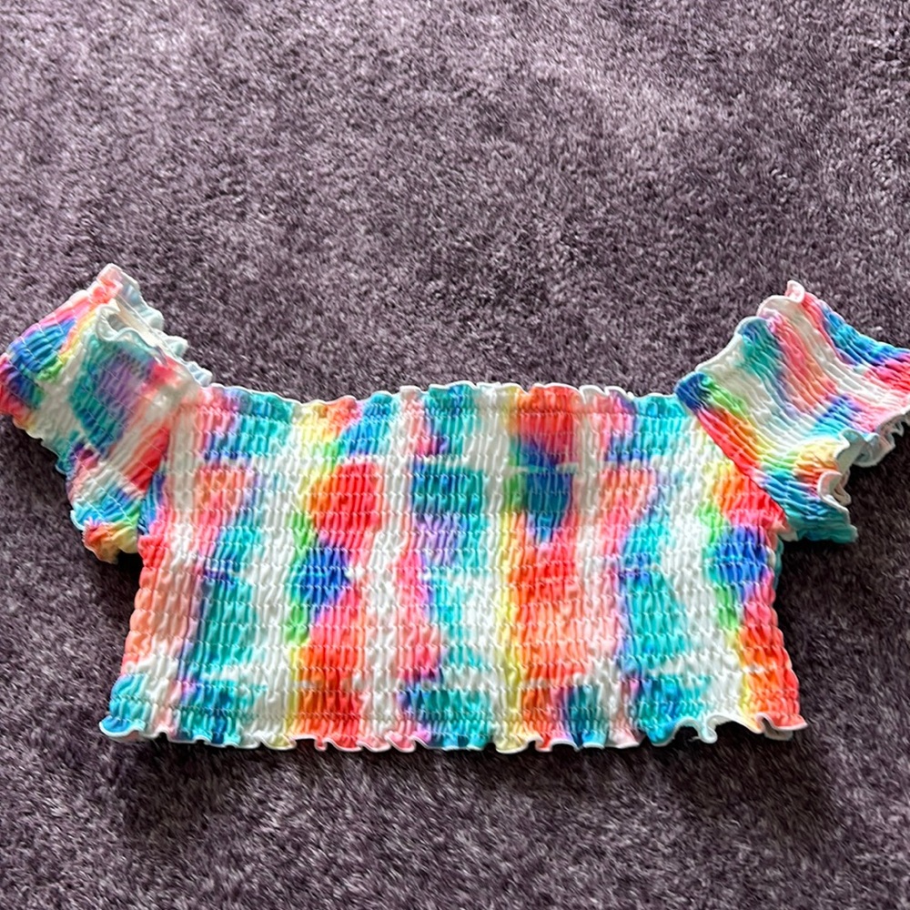 Swim top M Tye Dye  PINK Victorias Secret
